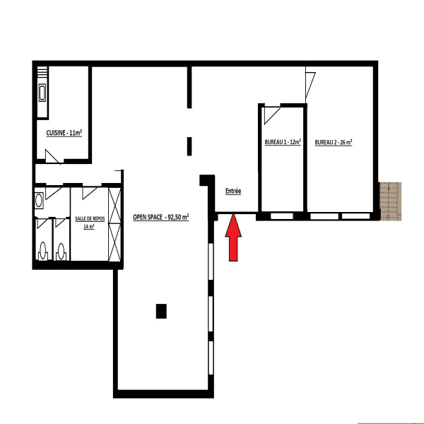 Location Immobilier Professionnel Bureaux Paris 75018
